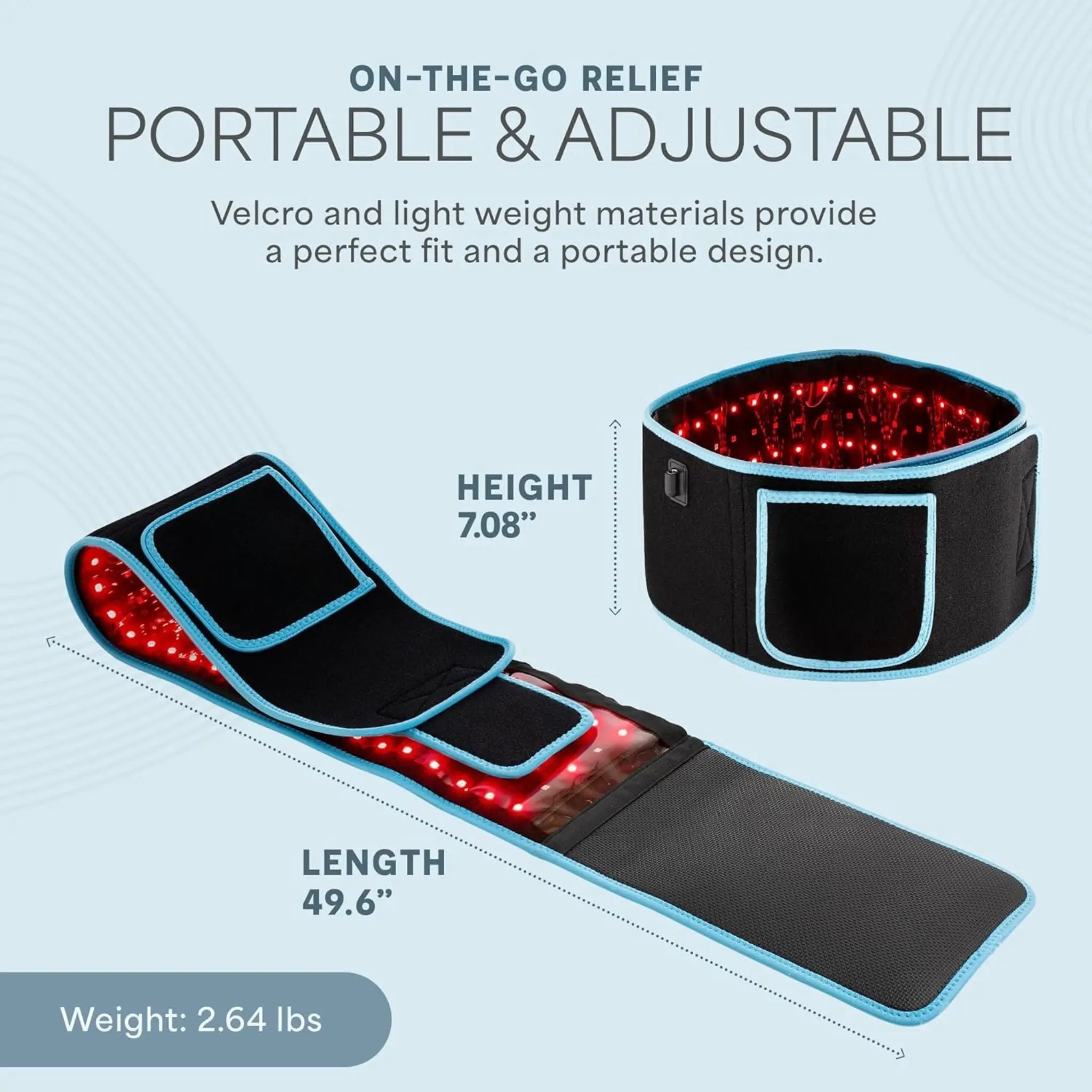 Portable Red Light Therapy Belt