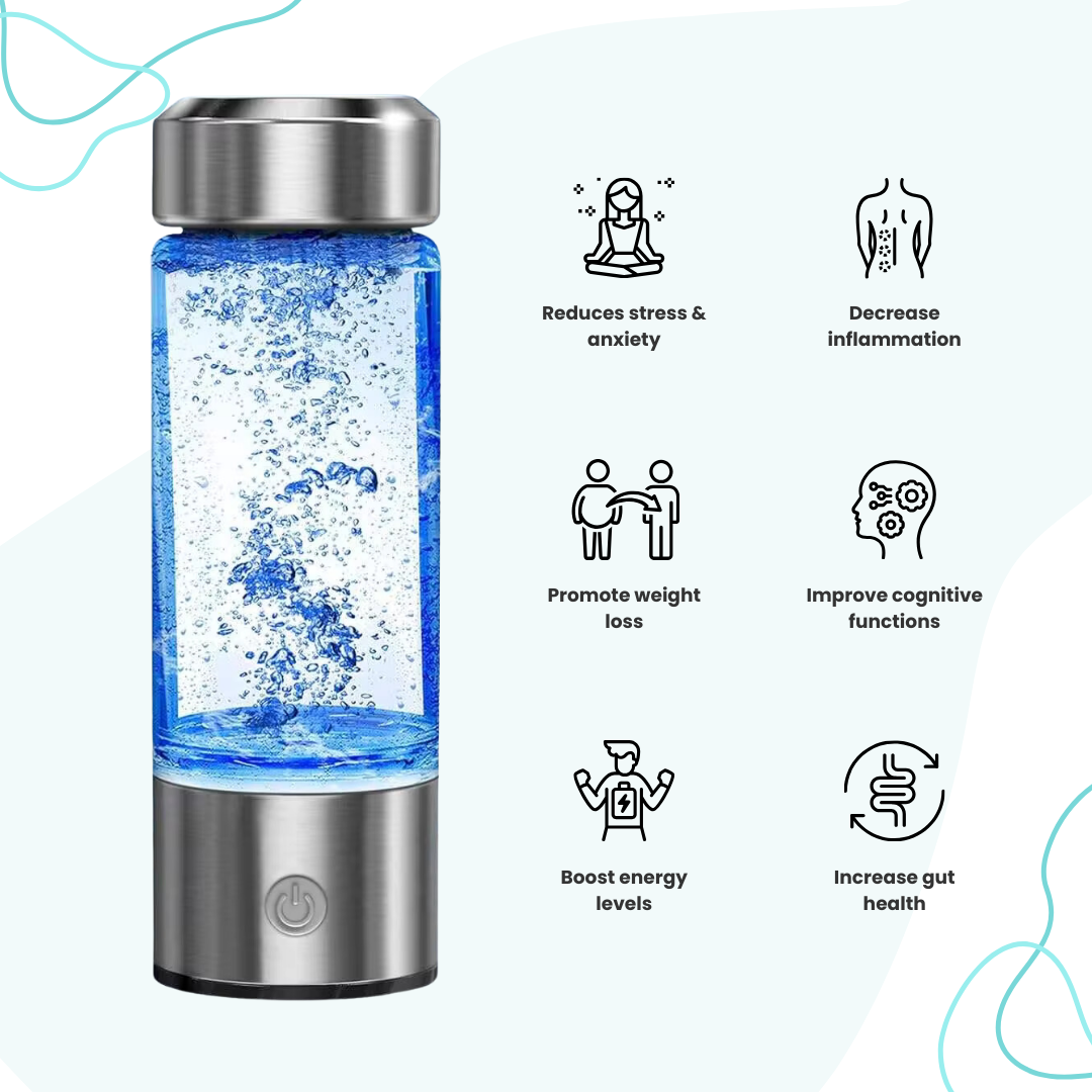 ZorVext™ Portable Hydrogen Water Bottle