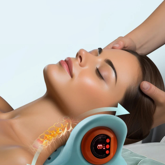 Upgraded Stretch+Heat Neck Pillow™ – Pain‑Free Posture Fix