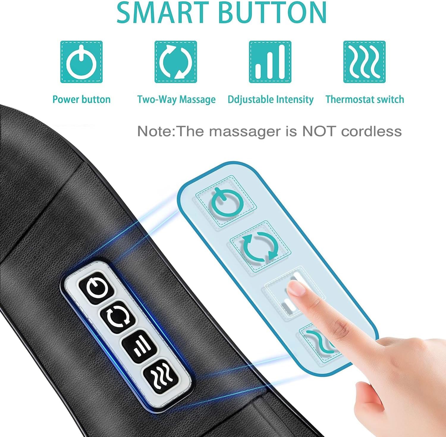 QuickHeat Shiatsu™ Massager – Deep Relief Without Limits