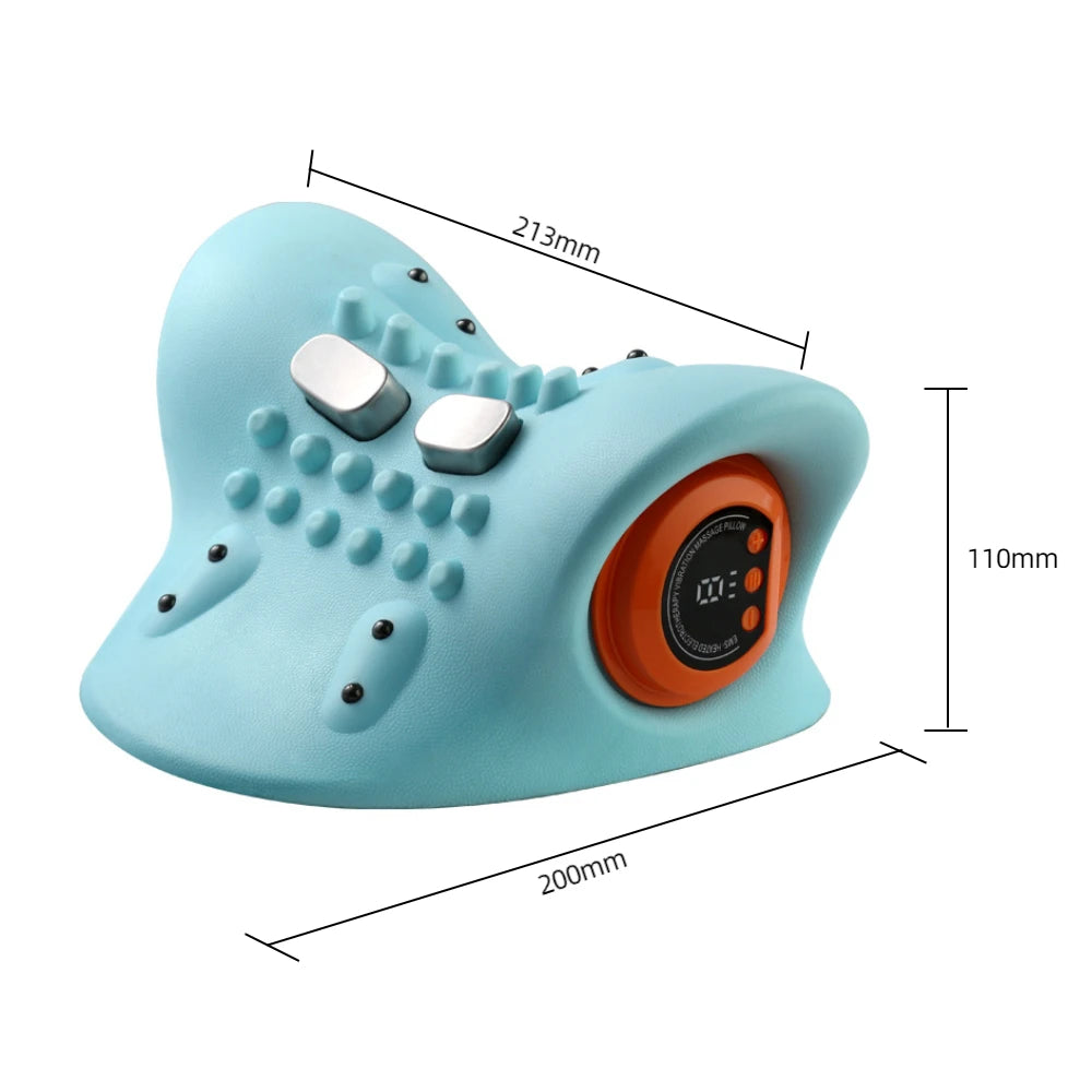Stretch+Heat Neck Pillow™ – Pain‑Free Posture Fix