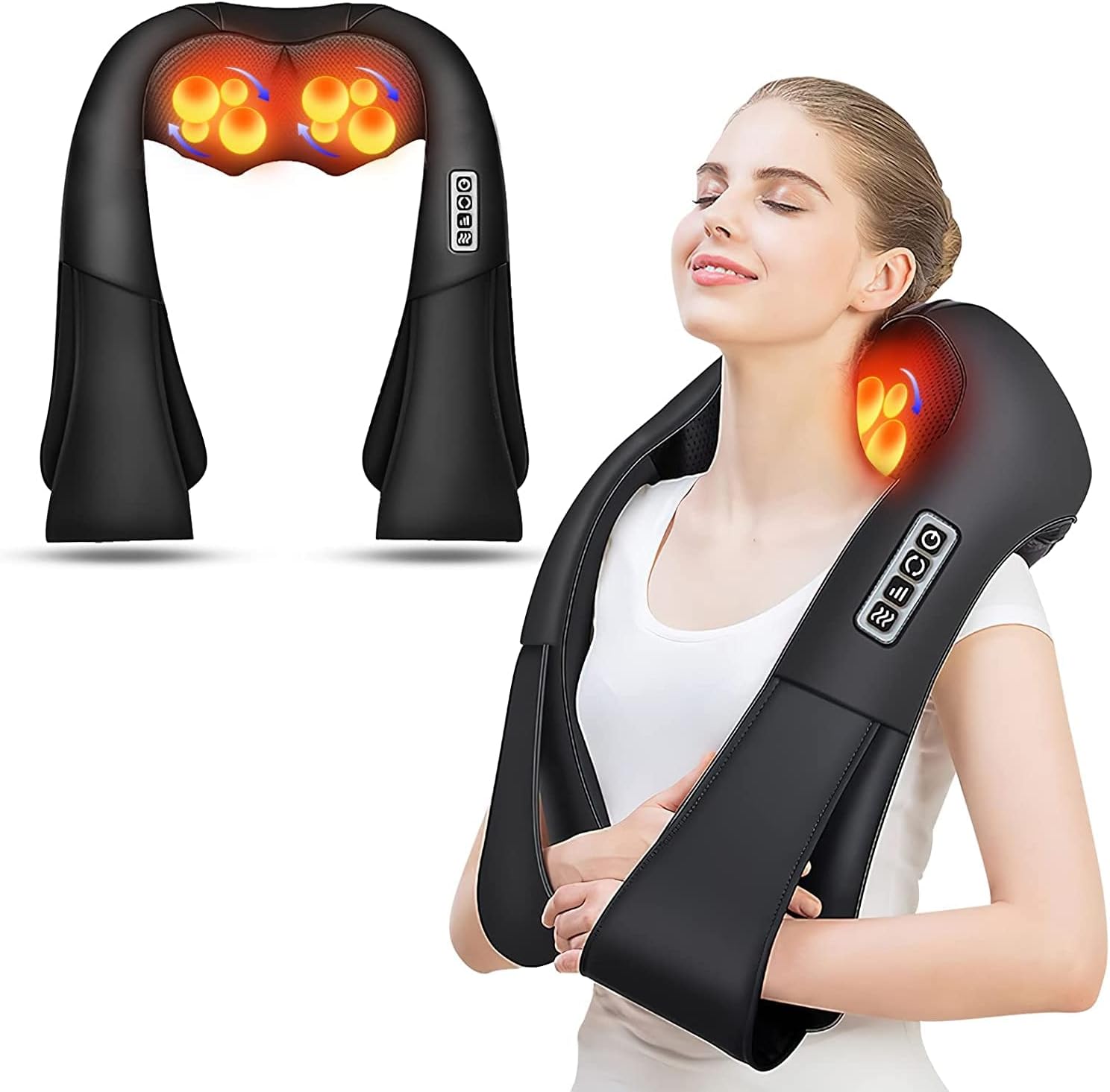 QuickHeat Shiatsu™ Massager – Deep Relief Without Limits