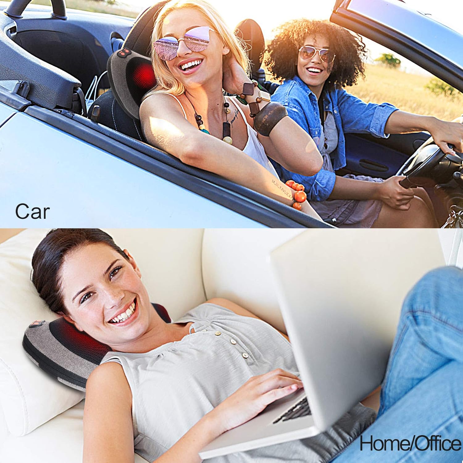 Relaxing Shiatsu Massage Pillow